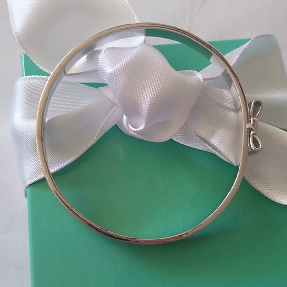 Kate Spade New York Take A Bow Bangle Bracelet, Silver, 2.5" - Picture 6 of 10